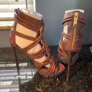 Rachel Zoe Harlin Cotto Vachetta High Heels - Size 8M